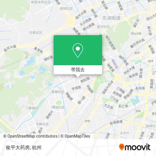 俊平大药房地图