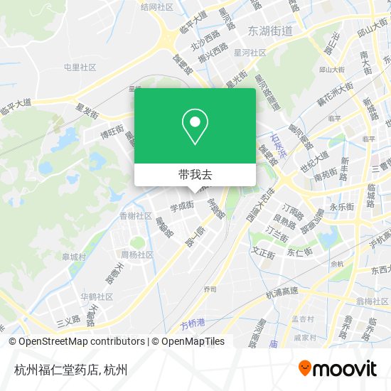 杭州福仁堂药店地图