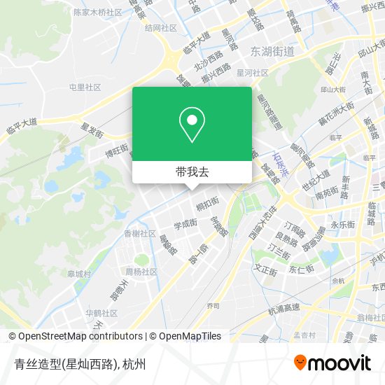 青丝造型(星灿西路)地图