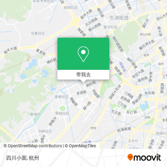 四川小面地图