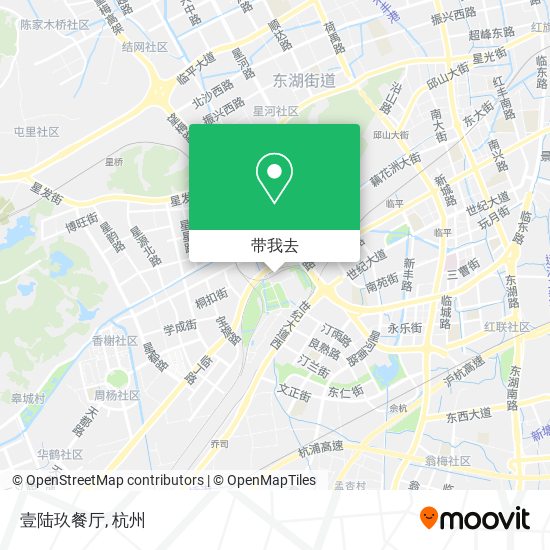 壹陆玖餐厅地图