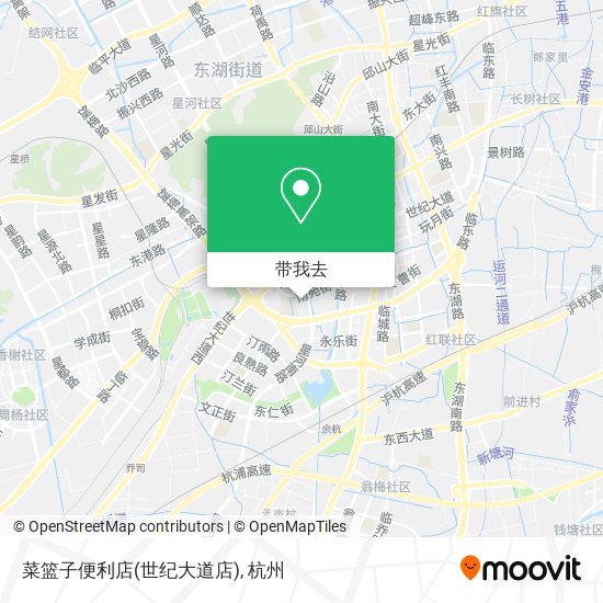 菜篮子便利店(世纪大道店)地图