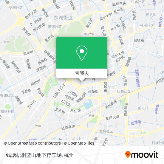 钱塘梧桐蓝山地下停车场地图