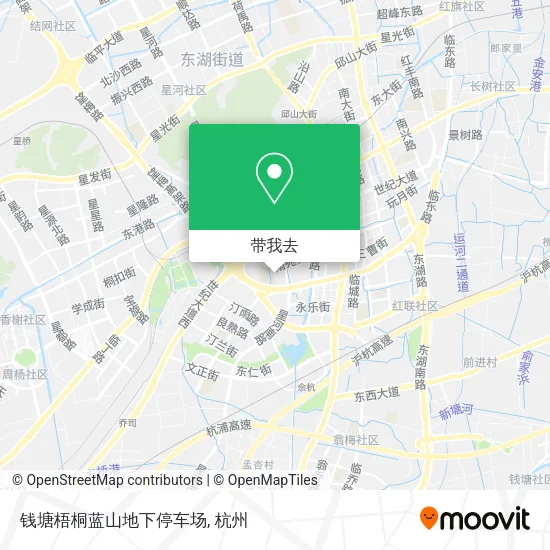 钱塘梧桐蓝山地下停车场地图