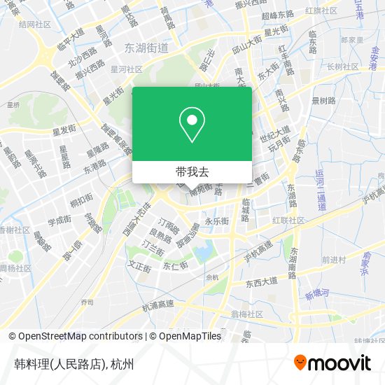 韩料理(人民路店)地图