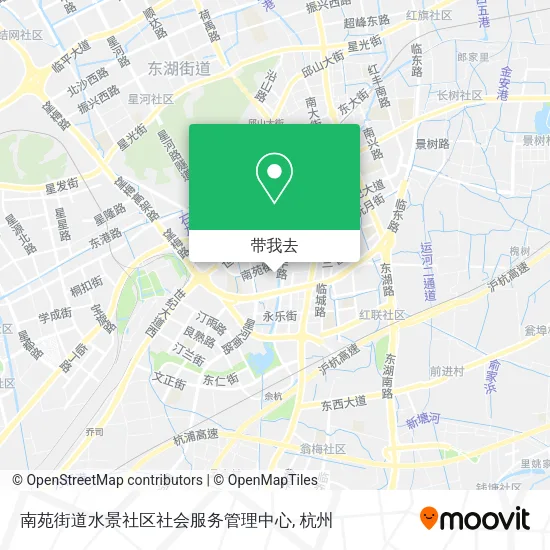 南苑街道水景社区社会服务管理中心地图