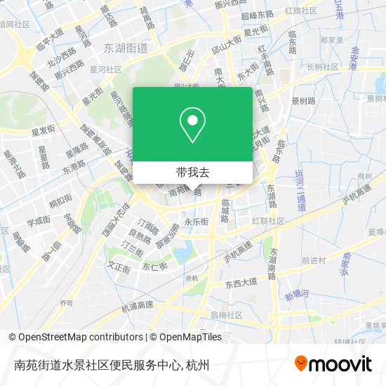 南苑街道水景社区便民服务中心地图