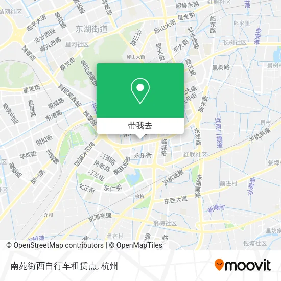 南苑街西自行车租赁点地图