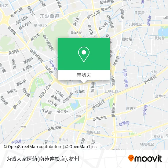 为诚人家医药(南苑连锁店)地图