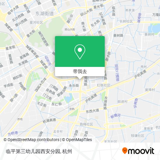 临平第三幼儿园西安分园地图