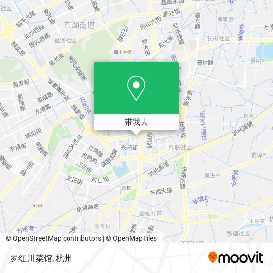 罗红川菜馆地图