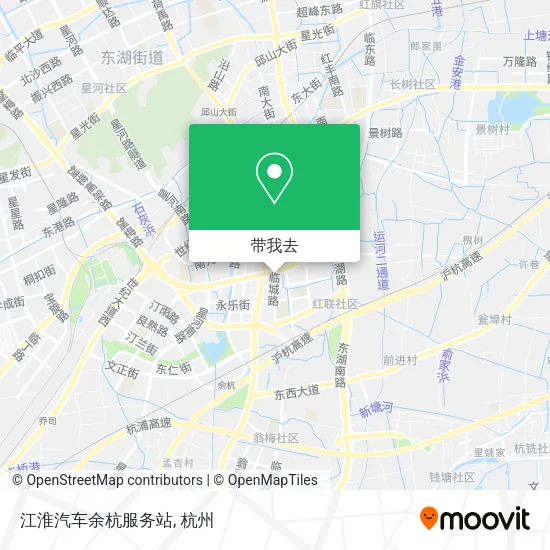 江淮汽车余杭服务站地图
