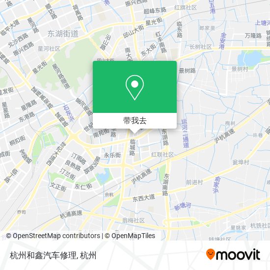 杭州和鑫汽车修理地图