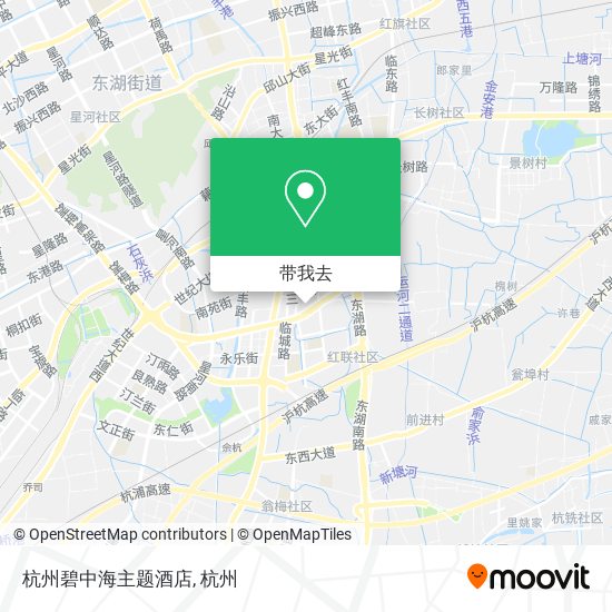 杭州碧中海主题酒店地图