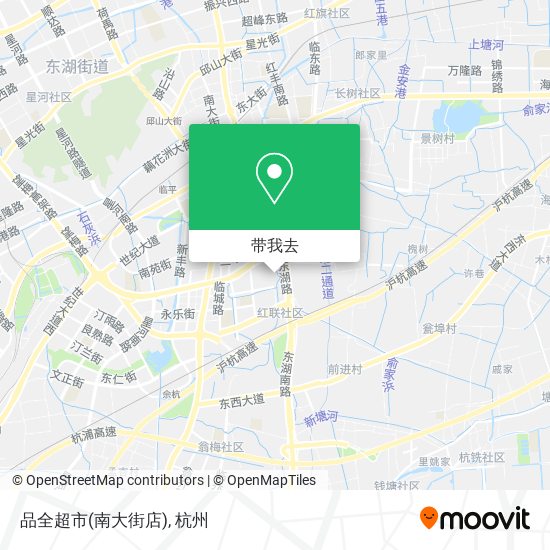 品全超市(南大街店)地图