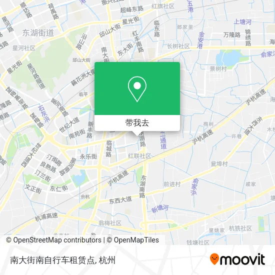 南大街南自行车租赁点地图