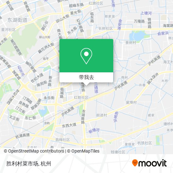 胜利村菜市场地图