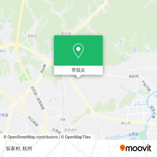 翁家村地图