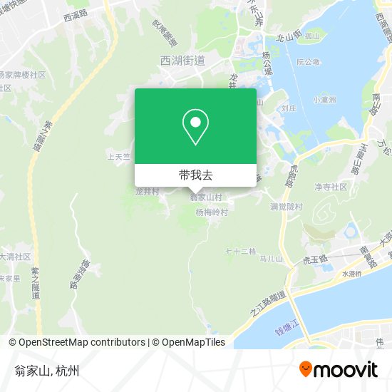 翁家山地图