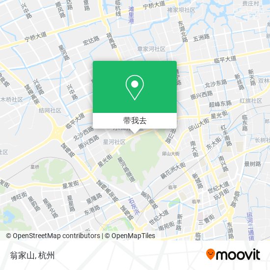 翁家山地图