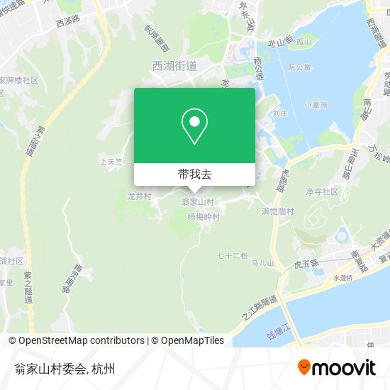 翁家山村委会地图