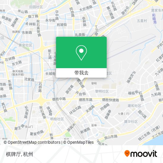 棋牌厅地图