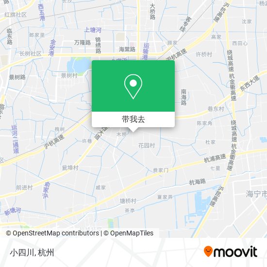 小四川地图