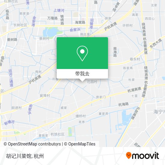 胡记川菜馆地图