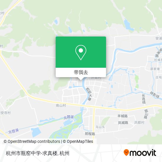 杭州市瓶窑中学-求真楼地图