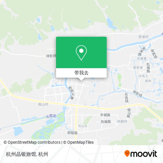杭州晶银旅馆地图