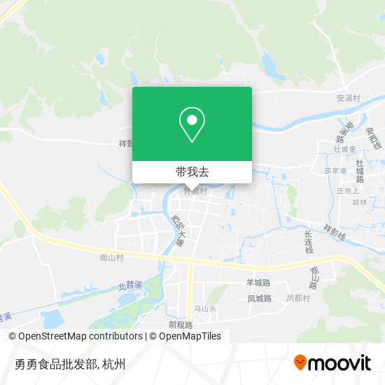 勇勇食品批发部地图