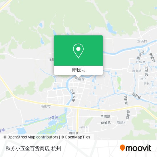 秋芳小五金百货商店地图