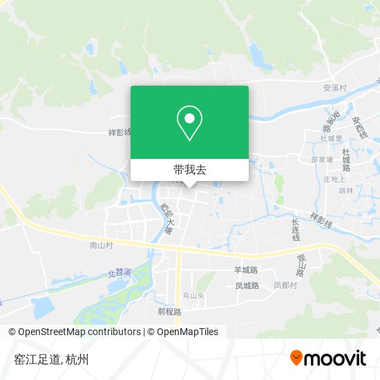 窑江足道地图