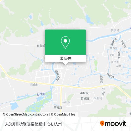 大光明眼镜(瓶窑配镜中心)地图