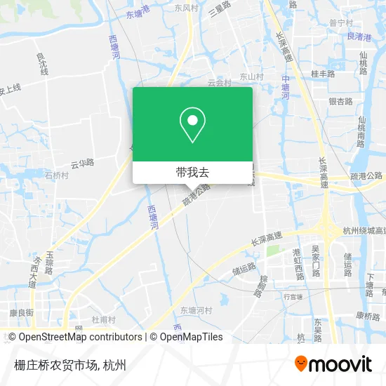 栅庄桥农贸市场地图
