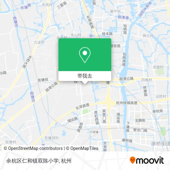 余杭区仁和镇双陈小学地图