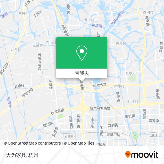大为家具地图