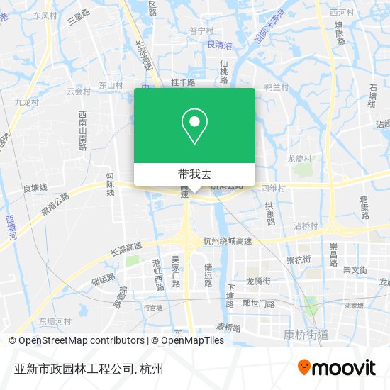 亚新市政园林工程公司地图