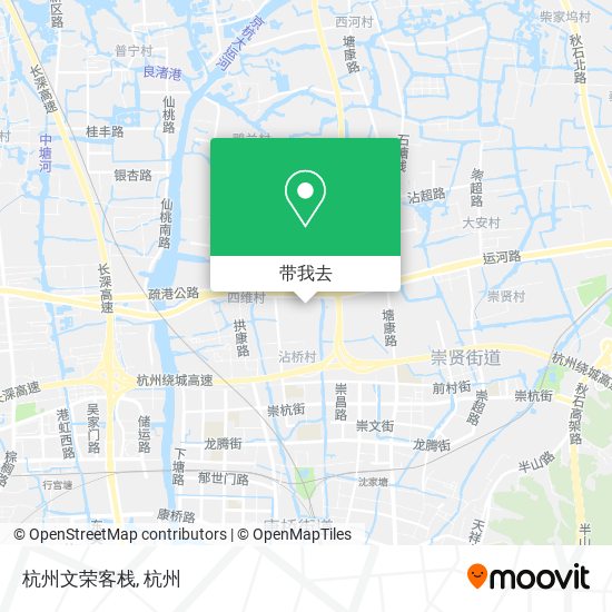 杭州文荣客栈地图