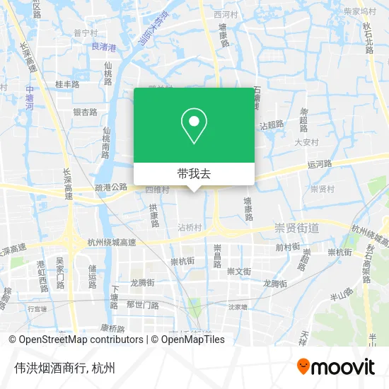 伟洪烟酒商行地图
