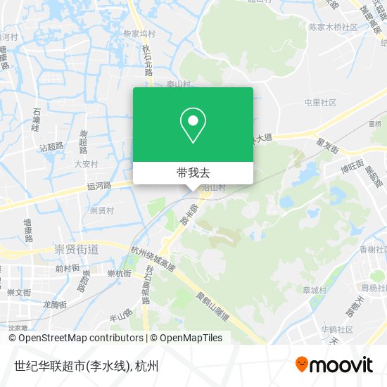 世纪华联超市(李水线)地图