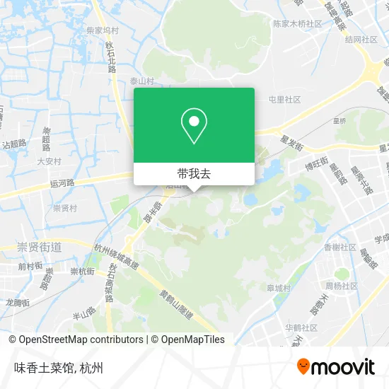 味香土菜馆地图