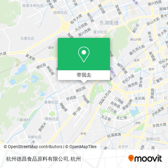 杭州德昌食品原料有限公司地图