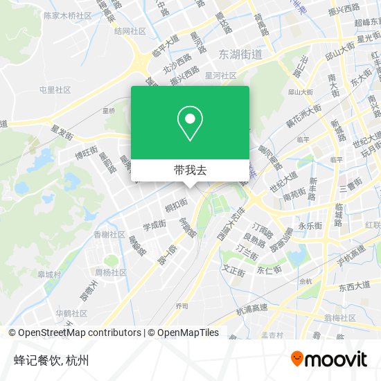 蜂记餐饮地图