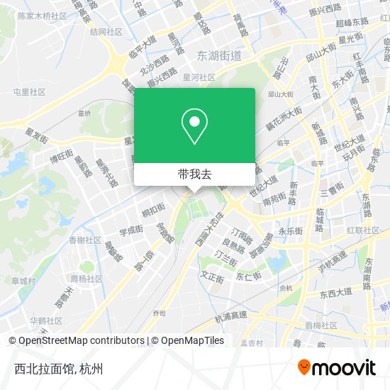 西北拉面馆地图