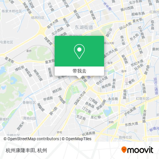 杭州康隆丰田地图