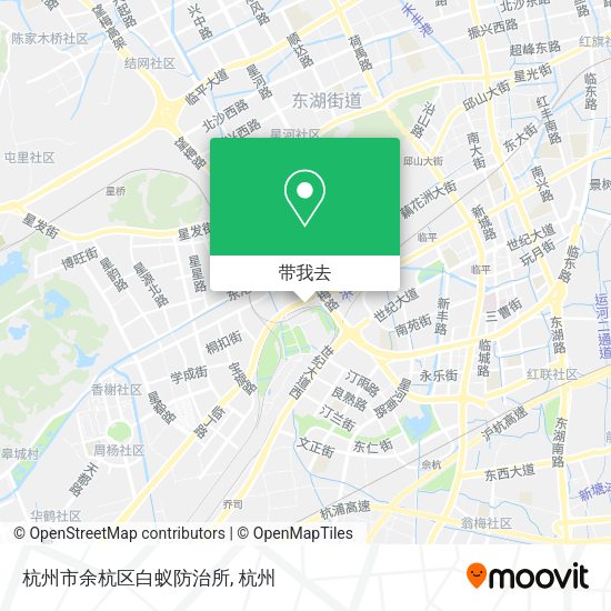杭州市余杭区白蚁防治所地图