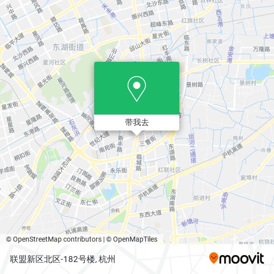 联盟新区北区-182号楼地图