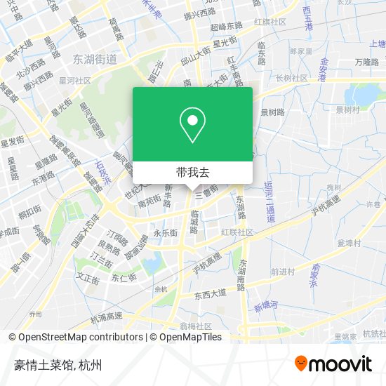 豪情土菜馆地图