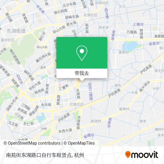 南苑街东湖路口自行车租赁点地图